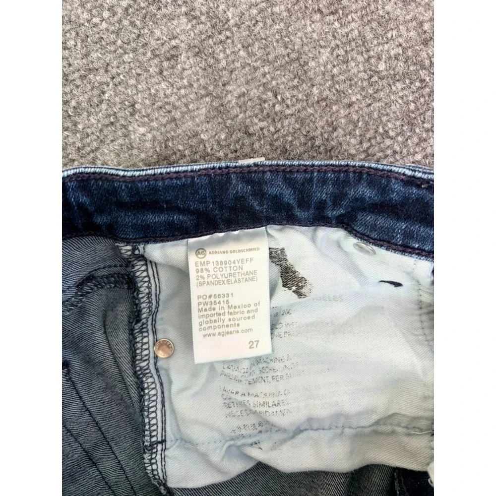 AG-ED Adriano Goldschmied Legging Ankle Jeans Women Blue Super Skinny Size 27